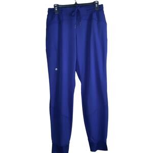 Two Womens Barco One Sz Medium 1 Jogger 1 Straight Leg Navy Blue Scrub Pants